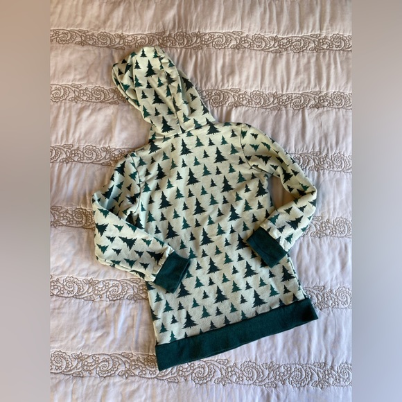 EUC KicKee Pants Tree Print Hoodie Size 5/6 - Picture 4 of 4